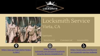 Locksmith Service Vista, CA