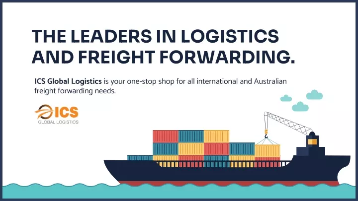 the leaders in logistics and freight forwarding