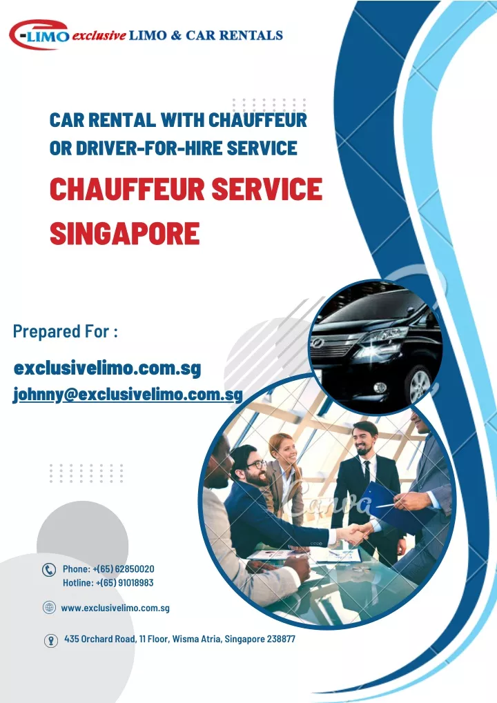 car rental with chauffeur or driver for hire