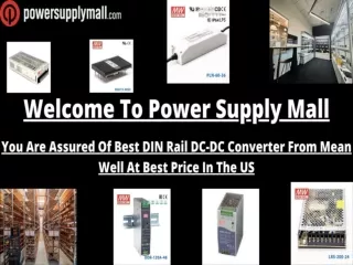 Power Supply Mall Ranks Among The Leading provider of DIN Rail DC-DC Converter