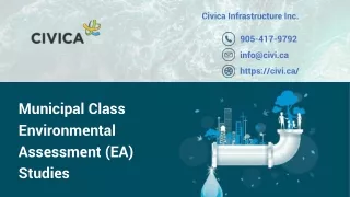 Municipal Class Environmental Assessment (EA) Studies