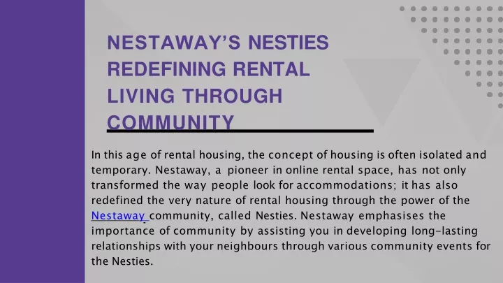 nestaway s nesties redefining rental living through community