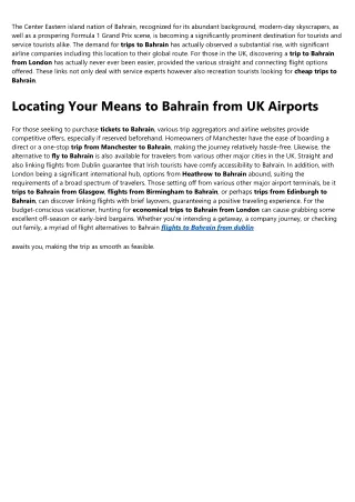 Not known Factual Statements About cheap flights to Bahrain