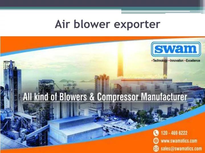 air blower exporter