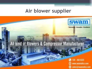 Best air blower Manufacturer & Supplier in Delhi