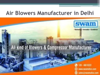 Best Air Blowers Manufacturer & Supplier in Delhi
