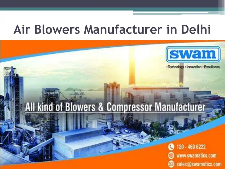 air blowers manufacturer in delhi