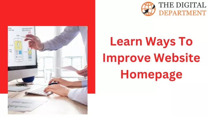 learn ways to improve website homepage