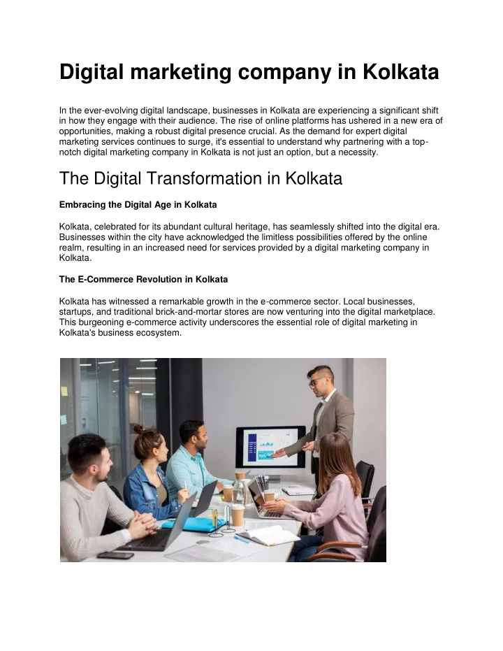 digital marketing company in kolkata