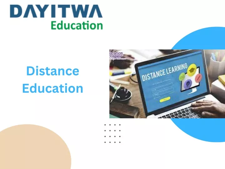 distance education