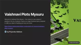 Vaishnavi-Plots-Mysuru