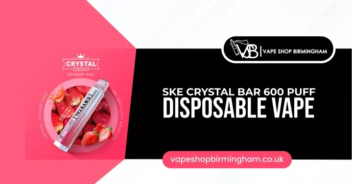 ske crystal bar 600 puff disposable vape