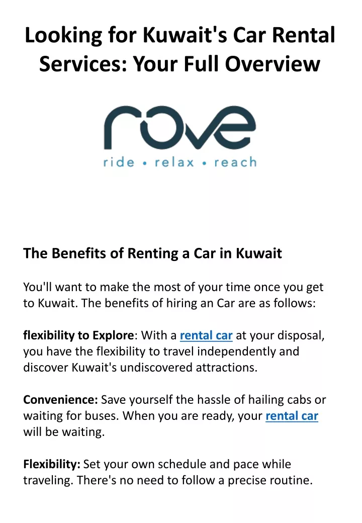 looking for kuwait s car rental services your