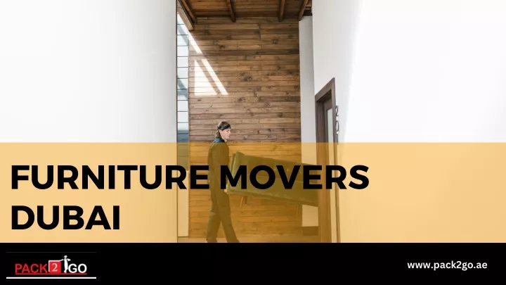 furniture movers dubai