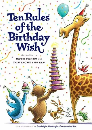 Read ebook [PDF] Ten Rules of the Birthday Wish