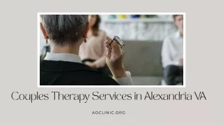 Couples Therapy Services in Alexandria VA