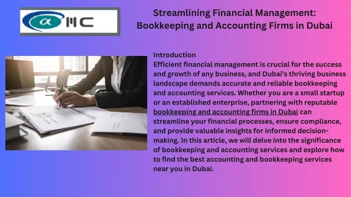 streamlining financial management bookkeeping