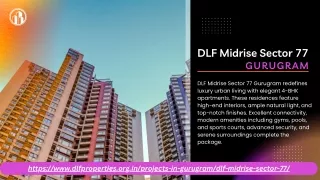 Elegant 4-BHK Living at DLF Midrise Sector 77 Gurugram