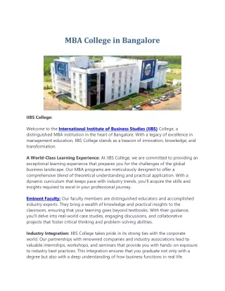 MBA College in Bangalore (2)