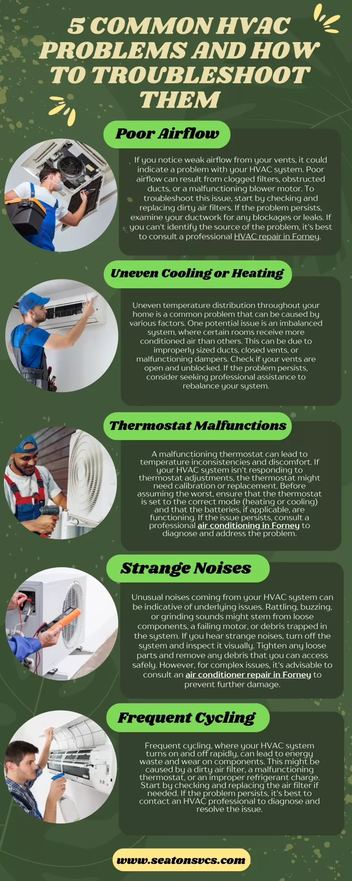 5 common hvac problems and how to troubleshoot