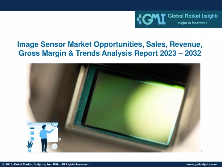 image sensor market opportunities sales revenue