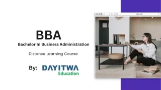 Bachelor In Business Administration(BBA)