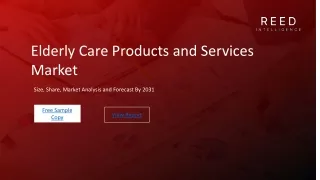 Elderly Care Products and Services Market