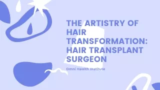 Hair Transplant Surgeon