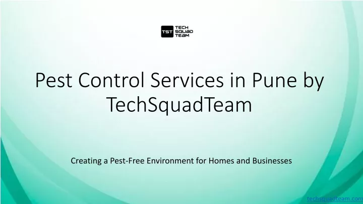 pest control services in pune by techsquadteam