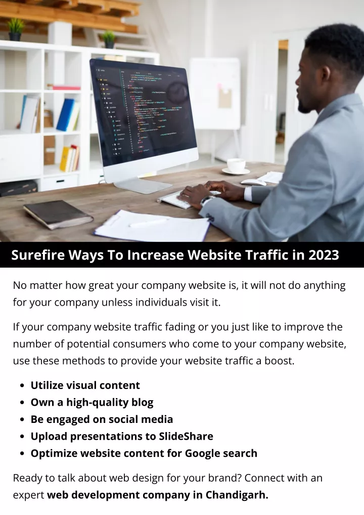 surefire ways to increase website traffic in 2023