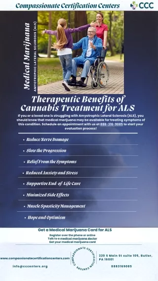 How to Get an ALS Medical Marijuana Card Know the Therapeutic Benefits of Cannabis for Treatment
