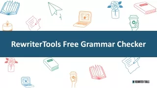 RewriterTools Free Grammar Checker Tool