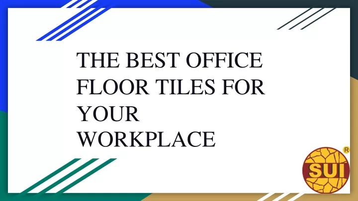 the best office floor tiles for your workplace