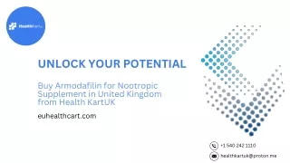 Unlock Your Potential: Buy Armodafilin for Nootropic Supplement in United Kingdo