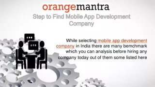 Step to Find Mobile App Development Company