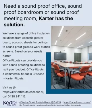 Office Fitouts Brisbane, Commercial Fitouts – Karter Office Fitouts