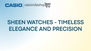 sheen watches timeless elegance and precision