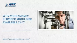 Why Your Sydney Plumber Should Be Available 24-7