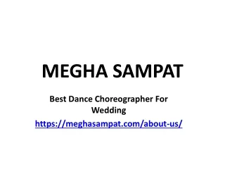 Best Dance Choreographer In Mumbai.