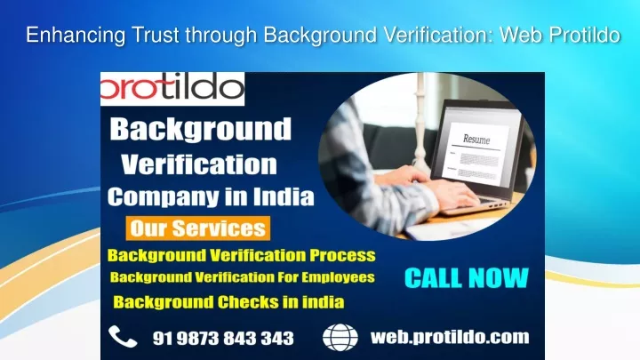 enhancing trust through background verification web protildo
