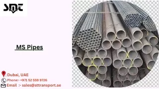 Mild Steel (MS) Pipes - sydneymetaltrading