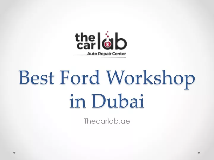 best ford workshop in dubai