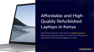 Affordable Refurbished Laptops in Kenya!