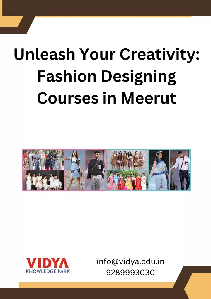 unleash your creativity fashion designing courses