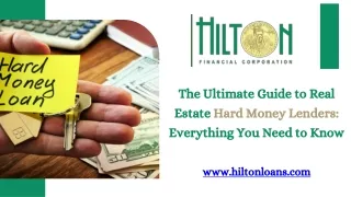 The Ultimate Guide to Real Estate Hard Money Lenders Everything You Need to Know