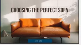 choosing the perfect sofa