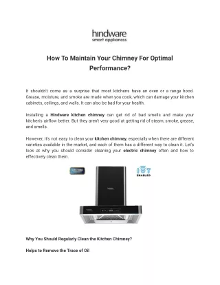 How To Maintain Your Chimney For Optimal Performance