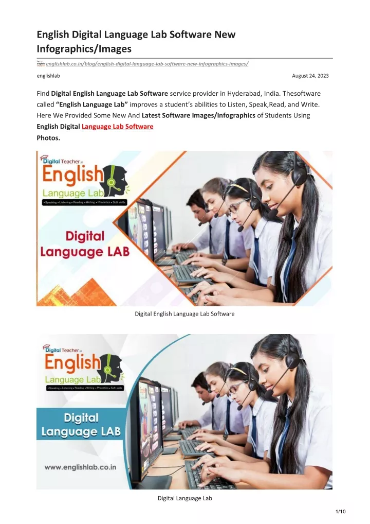 english digital language lab software