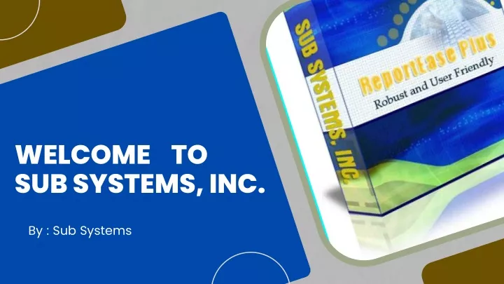welcome to sub systems inc