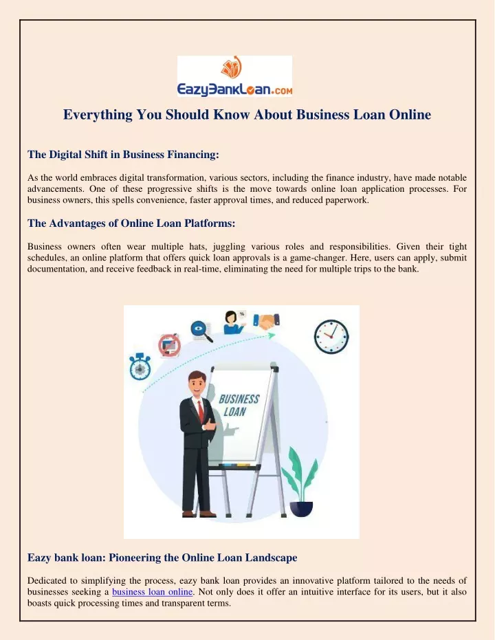everything you should know about business loan